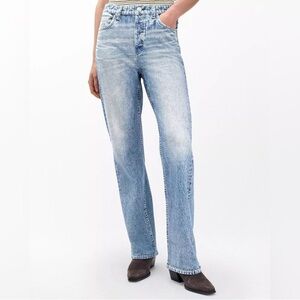 Rag & Bone Miramar Sweatpant Jeans Light Wash Blue Size 27 Straight Leg